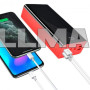 Портативний зарядний пристрій Power Bank iBattery YM-420S з ліхтариком на 50000 mAh